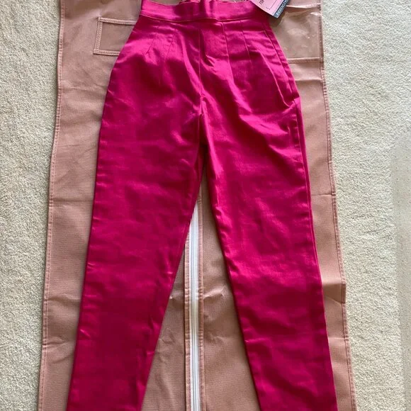 NWT Vixen Hot Pink Cigarette Pants - Picture 2 of 3